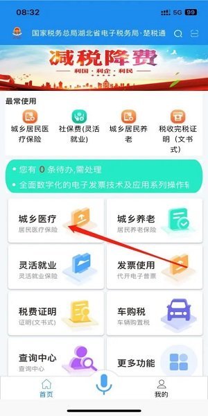 湖北税务楚税通app交社保